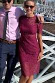 Ordered this dress in a small and it was too loose in my frame, returned and got an XS and it fit great. Loved it as an outfit for the wedding I went too, got lots of compliments! - Heather L.
