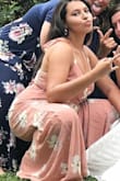 I wore this dress to my best-friends wedding and received a-lot of compliments on it! It was a hot day but this dress kept me cool and comfortable. The fabric is light and doesn't stick to you! - Kiara S.