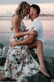 This was the PERFECT dress for our engagement photos. There's not a thing I would change. I received so many compliments on this dress! I wear it all the time, highly recommend! - KRISTY S.
