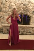 This dress was perfect. I did size up! - Amanda G.