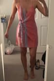 I love this wrap dress. It's fits the body right but not too tight. It's a little shorter than I imagined so I wore flats instead of heels. So cute for brunch! - Jessica C.