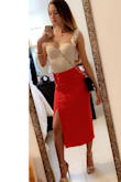 Love this bodysuit. It's simple yet flirty! Can be worn with a casual or dressy outfit. - Elizabeth R.