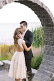 Absolutely beautiful! Really wonderful quality. I was surprised, TBH. Purchased to wear to my bridal shower but loved it so much I chose to wear it for our engagement shots. - Kathleen S.