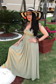 WORE MY DRESS IN PUNTA CANA. DRESS WAS SIMPLY STUNNING. MANY COMPLIMENTS. - Carmen C.