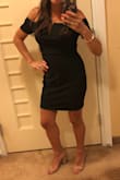 Love this dress so much, it was perfect for a night out with the girls. I'm typically a size small but the medium was perfect! - Christina F.