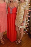 This dress is perfect to dress up or dress down. I've worn to a dance recital, bridal showers, and just to wear around the mall. I love the fit of it and that it's not too short! - Elaina M.