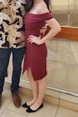 I ordered this for a wedding in Hawaii. I loved it but the hips had a little extra fabric that stuck out. I liked it enough that I got it altered (for pretty cheap). I wore it to the wedding and got tona of compliments! I felt super classy. - Katherine L.