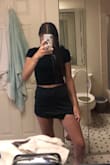 This skort is so comfortable because the material is so stretchy! I love it because it's super unique and cute. - Jenna L.
