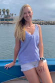Love this top. Works great with a strapless bra or a nude regular bra. Very flattering and doesn't expose too much cleavage or side boob. Easy to launder. I just lay it flat to dry and it doesn't need to be ironed/steamed after. - Kayley B.