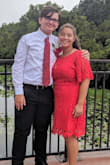 Wore this dress for Homecoming and received so many compliments. Love the color and the fit was nearly perfect if it was little more fitting around the waist. - Renee R.