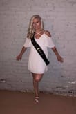 Absolutely love this dress! Super light weight and comfy for summer events! I ordered a size small since it's a flowier dress and it was perfect! The only thing I didn't like was it wrinkles easy because of the type of fabric that it is. - Taylor H.