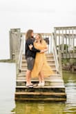 The dress is so flattering and so easy to wear. I wore it for my engagement photos and was so happy with how they turned out. I had to use a safety pin to keep the top closed a tiny bit more so you couldn't see my bra. Love it! - Chelsea B.