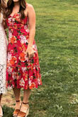 Love this dress! Wore it to a bridal shower and got a lot of compliments. Fit me well and was very comfortable! Straps felt slightly too long but still fine! - Kindra B.