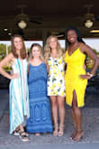 I wore this dress to my friend's wedding and it was perfect! I was the only one in a bright yellow dress, but I didn't mind at all. It fit perfectly. Not too snug, not too loose. - Chinasa E.