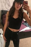 This is my new go to crop top. It's so comfy! The material is thick enough that I don't have to wear a bra with it which is so nice. - Emily P.