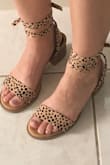 Super cute, my only complaint is how loose the heel strap is, it basically serves no purpose or support but because of how I tied it I don't feel like it could slip off completely - Kindra S.
