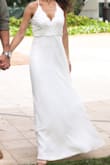 I wore this dress for my engagement pictures and loved it! The flowy style pictured great and it was so comfortable.
I do wish I would have ordered an XS, but that size was sold out. The small was long where I had to get it altered and I did have to adjust the straps on the back quite a bit. But in the end it worked and highly recommend the dress. - Sabrina M.