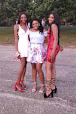 this dress was definitely true to the size, fit really nice, loved the material, everything was amazing. - Kyla T.