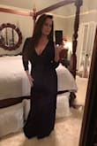 My favorite dress in Lulus inventory by far. Soft. So comfortable.  Length is perfect.  Perfect dress for any occasion. Can dress it down, or up. Adjustable and very figure flattering. Will buy in every color. I own the Navy. Just ordered the black, and am waiting on the Burgundy to get back in stock. Wish other colors would arrive in stock. Olive green, Rust, Chocolate brown, Deep purple...would be lovely. - Tammy K.