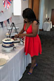 ...to compliment my other purchase! I had a Red, White & Blue Party to commemorate my recent Citizenship & these served as "the blue," naturally. I love everything about them! They're sexy, & in this case, meaningful. Though they are a little loose around my instep, I wouldn't change the size. I was able to wear them comfortably for six hours - five & a half which were on my feet! - Jan-Marie A.