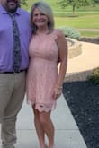 Loved this dress! Fit was perfect and it ran true to size. Color is even better in person. - Brandy G.