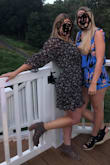 Loved this dress! I originally ordered a Medium because I'm always nervous with a big chest and butt and with the loose/draping style it looked baggy so I exchanged for a Small and it fit perfectly, did not look baggy at all. The bottom half makes your butt look so good!!!! Also it gives you a nice little waist. If this dress had other color/pattern options I would definitely buy it again! - Kristen D.