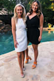 I loved this dress! It fit exactly the way I wanted it to. I ordered an XS and I'm 5'1. The dress was just above my knee. Very chic look. - Jade M.