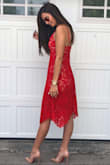 I could have enjoyed it a little bit tighter around my ribs but besides that I got a ton of compliments on this dress at the wedding I went too! - Nicki A.