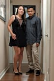 Dress is cute! Cut out in the back. A little short so please wear some short underneath. Didn't have to wear a bra! - Cely M.