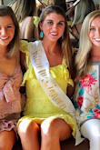 I love this bright, yellow dress. It is a very short dress, but super cute. The straps kept sliding off my shoulder but they can be adjusted in the back. - Hope H.