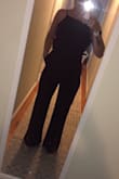Super comfy and stretchy! Probably could have ordered an extra small but didn't want it to tight. Normally I'm a medium but the last jumpsuit I got in a medium was to big! Love this! - Danielle H.