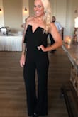I have never found a pant suit that was
Long enough until now. It was perfect. I'm not gifted in the chest area so I was even able to wear a strapless bra for some more support. - Amy P.