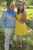 This dress fit me perfectly. I have the body for skater dresses (avg boobs, thicker tummy, larger butt) and this one fit me so well! I love the color; bright canary yellow! And I got so many compliments when I wore this to a friend's wedding. The adjustable straps are really nice and stay put. - Alexandra M.