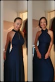 It's elegant and convertible and I can really chose the style depending on occasion. It's creative to find different ways to set it up.. I found at least 10 different styles :) - Natasa M.