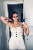 Wore it for my wedding shower and got tons of compliments. It's pretty long and will need to be hemmed and the material is a little itchy but other than that, amazing! Would definitely buy in multiple colors. - Jordan C.