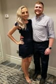 Bought this dress for a wedding and it was perfect! It fit like a glove as soon as I put it on, with just enough stretch to it. I wore a sticky bra with it, although I could've gotten away without one. It was super comfortable to wear all day and dance in all night.I received so many compliments too. - Jessica C.