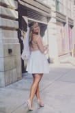 This was the perfect dress for a fun, night out for my bachelorette. - Sarah