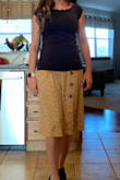 This is a light weight skirt that I throw on for any event as laid back as birthday party to attending church. - Ariel C.