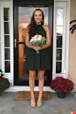 I wore this dress for homecoming and it was perfect. Amazing fall dress! I received so many compliments on this dress, I would highly recommend! The only issue I had with this dress was the collar was a little loose and I had it altered but otherwise I absolutely loved it! - Emily H.