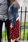 This dress is comfortable and flattering - it has become my go-to dress! Super cute with a leather jacket or jean jacket. - Alyse E.
