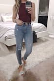 These jeans really are so soft and comfortable like all the reviews say. They're stretchy without being too tight and they don't stretch out after hours of wearing them. I will buy more in the other colors! - Joanna F.