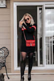 This has become my go-to sweater dress! The material is nice and thick so it feels super high quality but also has quite a bit of stretch so it's comfortable, too! I also love how versatile it is - you can wear it casually with some sneakers or dress it up for a night out! - Jenna B.