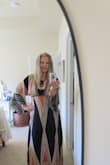 I love this dress! Not only is the design interesting and eye catching but it's super comfortable too. A black bralette fit perfectly underneath it. - Indra H.
