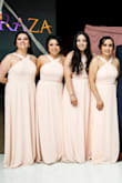 I would buy again, I used it for a wedding. The dress did run small, I recommend sizing up one size. I usually wear mediums, but had to buy a large. Material does not stretch. Zipper on back of dress. Material is a little transparent with this color, I would wear a nude color under the dress. Color was bought in "peach", but looks light/blush pink in person and in pictures. - Martha G.