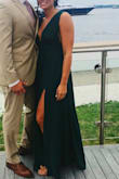 LOVE this dress! Wore it as a wedding guest & got SO many compliments! Multiple people have asked me to borrow it since. Comes very long so needed to get it hemmed. Very comfortable - slightly large around the chest area but is fine if you use double sided fabric tape. Highly recommended this dress!! - Olivia W.