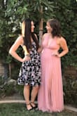 I got so many compliments wearing this to an engagement party. The dress is true to size and very comfortable - Michelle B.