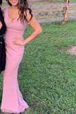 Had to take the straps up and the dress taken in slightly, but overall it was very flattering and comfortable. Wore it to a wedding. Bought a small. - Jason M.