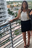 This skirt is very comfortable and fits just as seen on the model. I typically wear a medium in lulus but I sized up based on reviews and the stretchiness of the fabric. - Kelsey H.