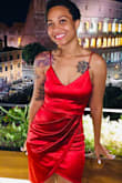 Amazing dress, found it for my birthday dinner and loved everything about. Fit perfect and the color and material are great. - Natasha R.