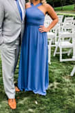 The color is great and it has a good quality about it. Only downside is that it is just about an inch-inch and a half too long.. so I'm either stuck paying to hem the dress or just leave as is and potentially trip all night/ruin the dress. - Shannon H.